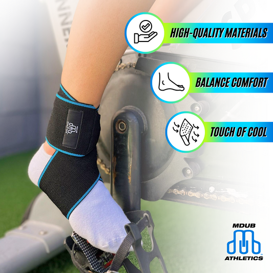 MDUB - Athletics, Ankle Wrap, Ankle Brace, Ankle Compression Strap, Ankle Compress