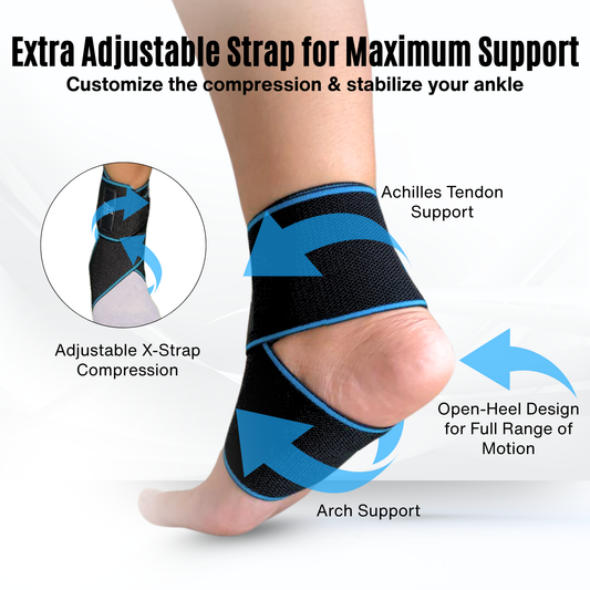 MDUB - Athletics, Ankle Wrap, Ankle Brace, Ankle Compression Strap, Ankle Compress - MDUB Athletics