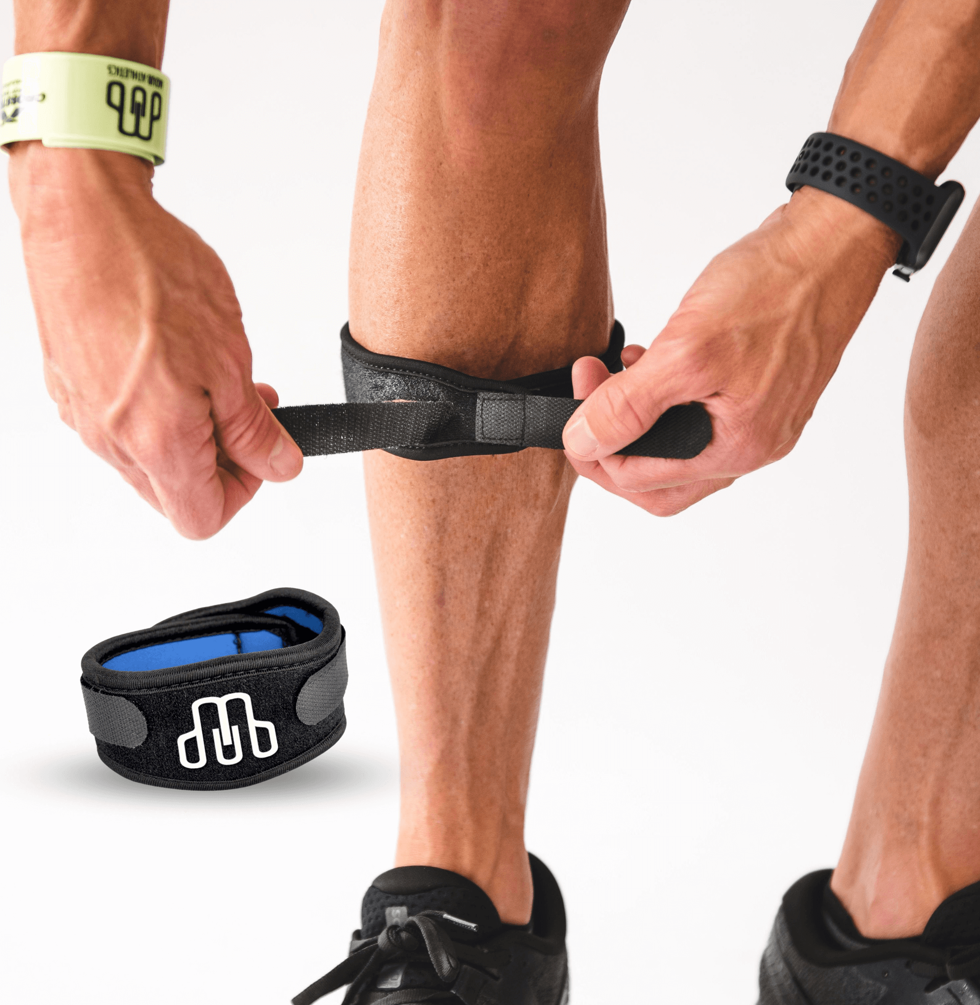 Crosstrap Black Adjustable Neoprene Shin Splint Leg