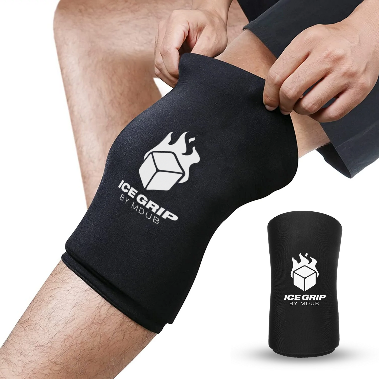 Ice Grip - Gel Sleeve, Knee Brace, Knee Support, Elbow Brace, Elbow Support - MDUB Athletics