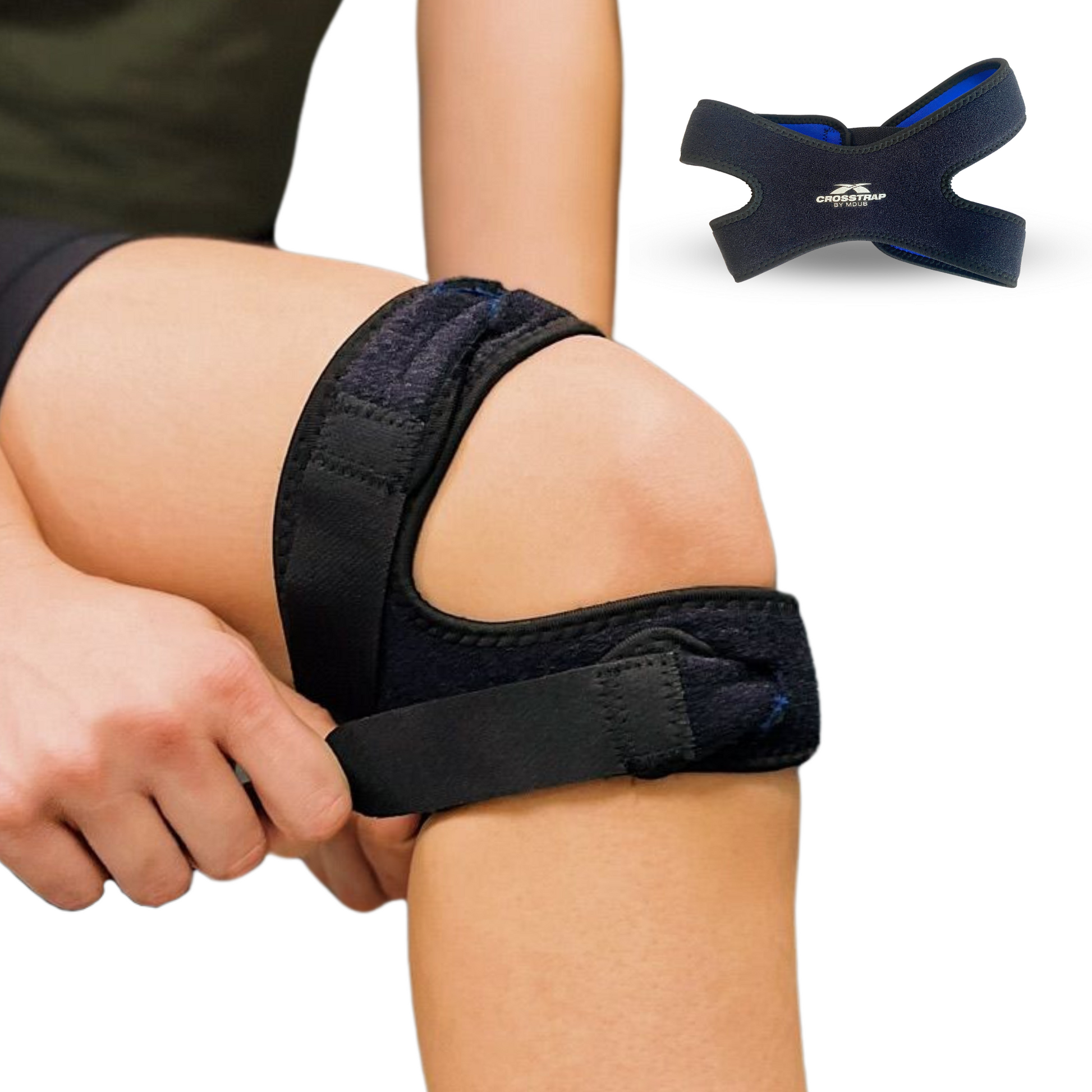 Crosstrap - Knee Brace, Patella Knee Strap Pro, Knee Patella Strap