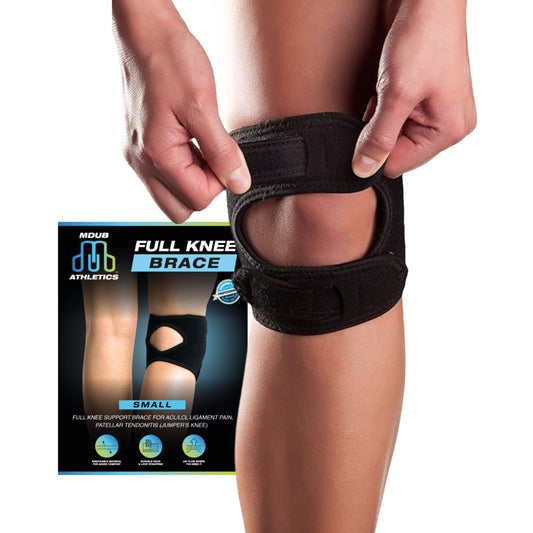 Crosstrap - Full Stabilizing Patella Brace, Knee Brace Prevent Patellar Tendonitis - Full knee Support Brace – Running, Cycling, Hiking, Outdoor Sports (Small) - MDUB Athletics