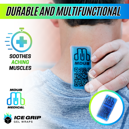 Ice Grip - Ice Pod , Ice Pack , Cold Packs , Hot Compress - Cold Compress Gel (5-Pack)
