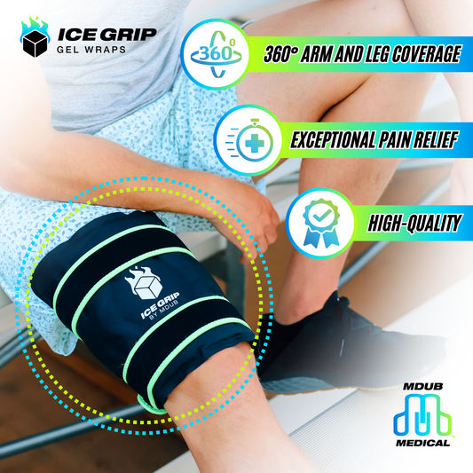 IIce Grip - Knee & Patella Wrap, Knee Brace, Knee Support, Patella Wrap