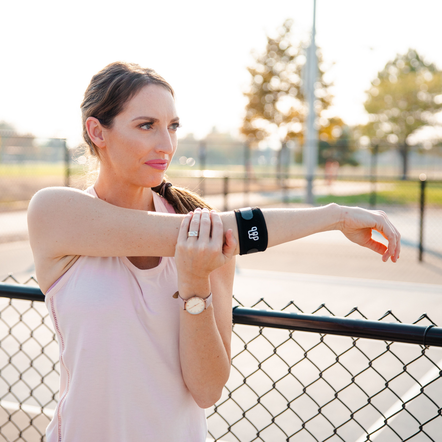 Crosstrap - Tennis Elbow Strap, Elbow Brace for Tendonitis and Elbow (Small)