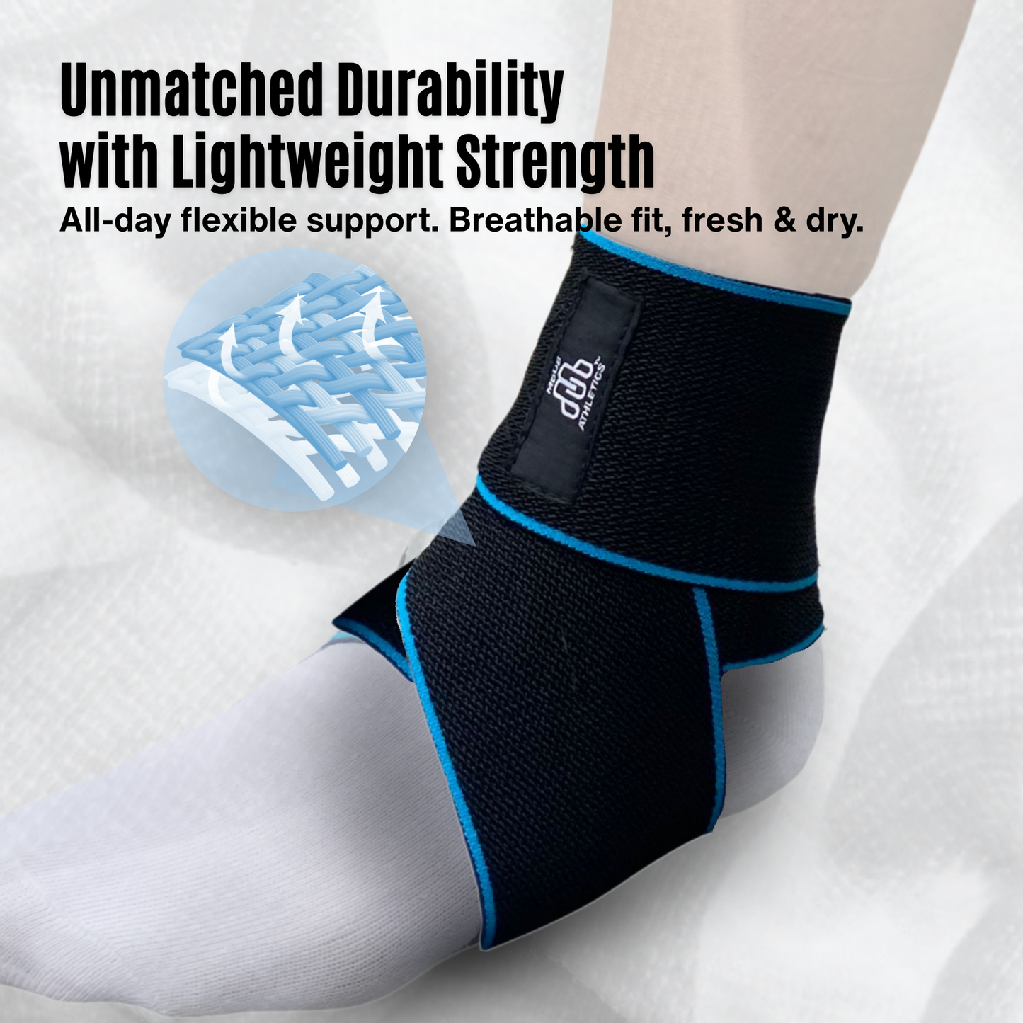 MDUB - Athletics, Ankle Wrap, Ankle Brace, Ankle Compression Strap, Ankle Compress - MDUB Athletics
