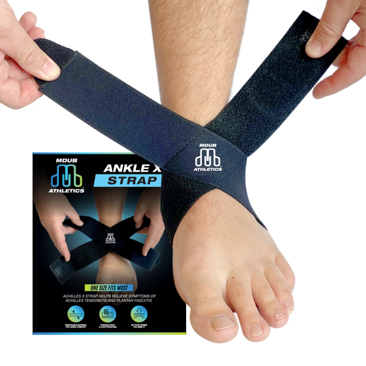 MDUB Athletics - Ankle X Strap, Ankle Brace for Men, Ankle Brace, Ankle Compress - MDUB Athletics