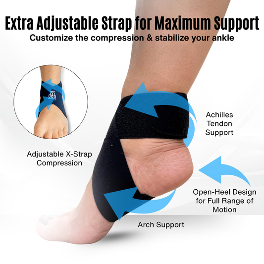 MDUB Athletics - Ankle X Strap, Ankle Brace for Men, Ankle Brace, Ankle Compress - MDUB Athletics