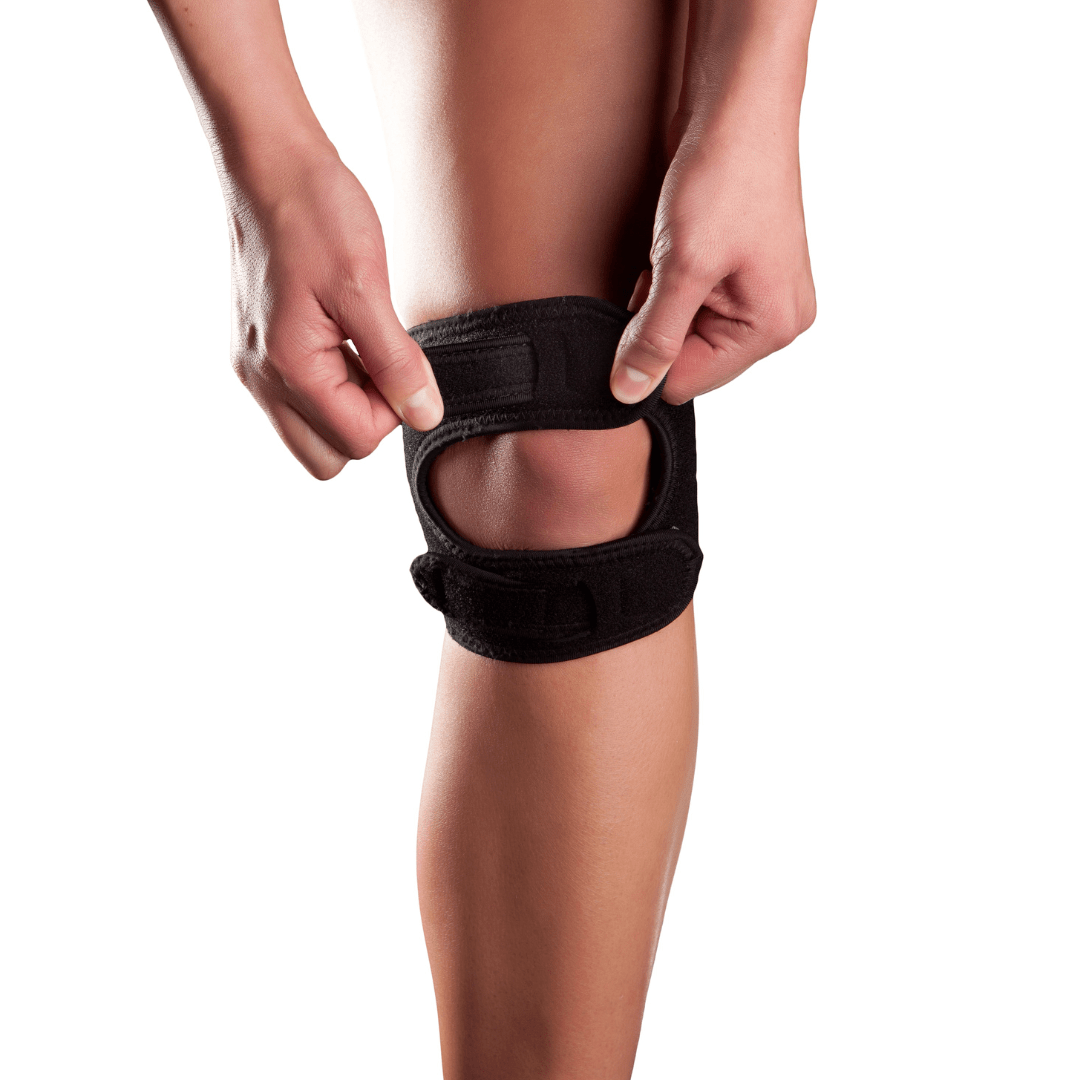 Crosstrap - Full Stabilizing Patella Brace, Knee Brace Prevent Patellar Tendonitis - Full knee Support Brace – Running, Cycling, Hiking, Outdoor Sports (Small)