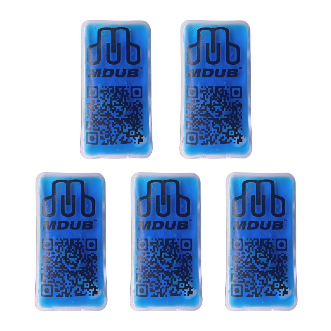 Ice Grip - Ice Pod , Ice Pack , Cold Packs , Hot Compress - Cold Compress Gel (5-Pack)